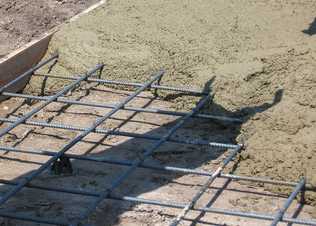 Fresh concrete mix