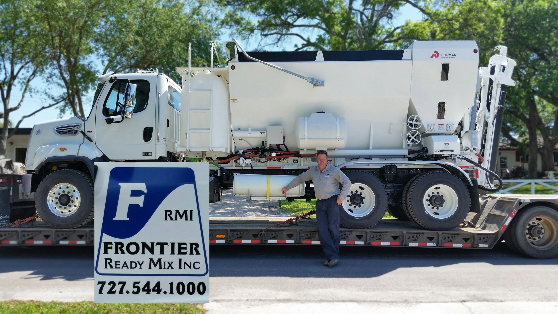 Frontier Ready Mix truck